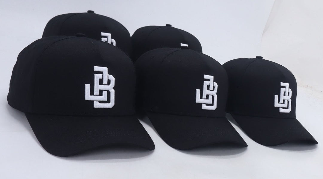 Jetty Beach Original White on Black A-Frame Snapback