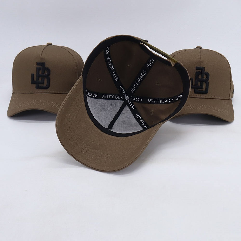 Jetty Beach Original Khaki A-Frame Snapback