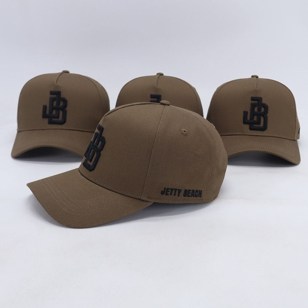 Jetty Beach Original Khaki A-Frame Snapback