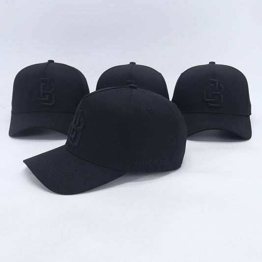 Jetty Beach Original Black on Black A-Frame Snapback